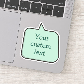 Color Speech Bubble Sticker