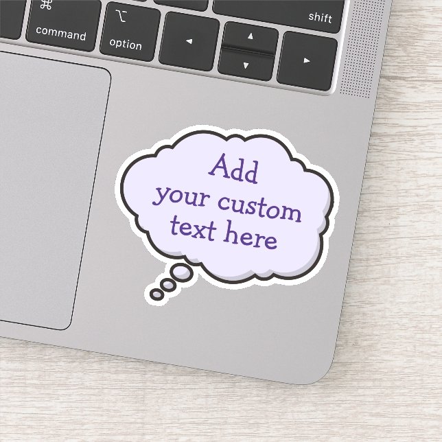 Color Speech Bubble Sticker (Detail)