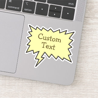 Color Speech Bubble Sticker