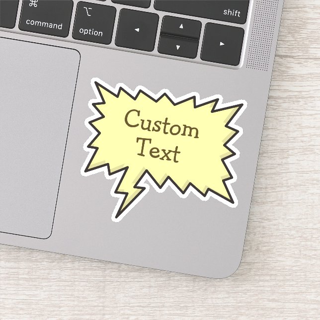 Color Speech Bubble Sticker (Detail)
