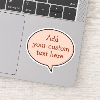 Color Speech Bubble Sticker