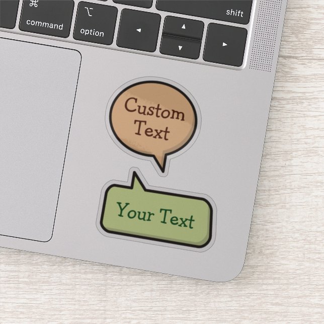 Color Speech Bubble Stickers (Detail)