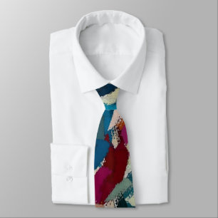 Color Splash Abstract Neck Tie