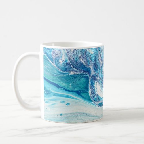 Color Splash Acrylic Abstract Background Coffee Mug