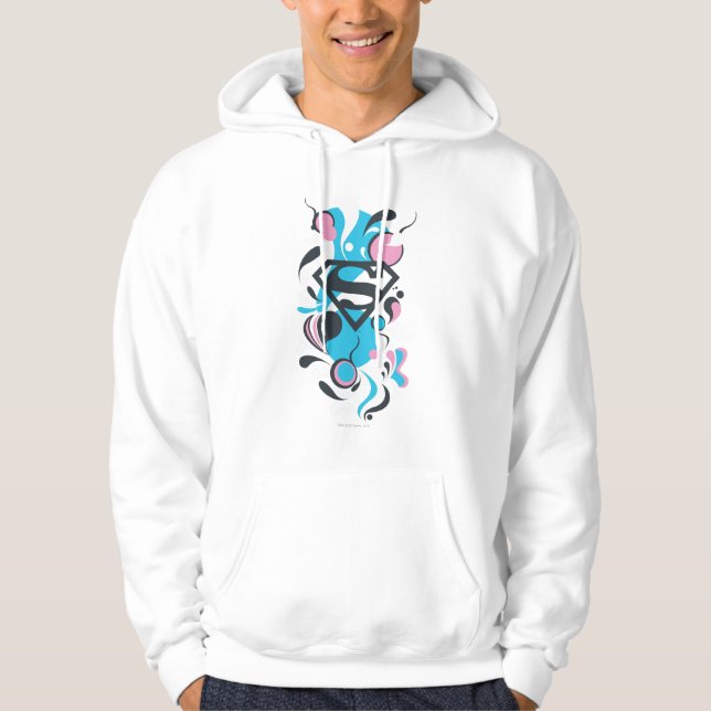 Color Splash Blue Hoodie (Front)
