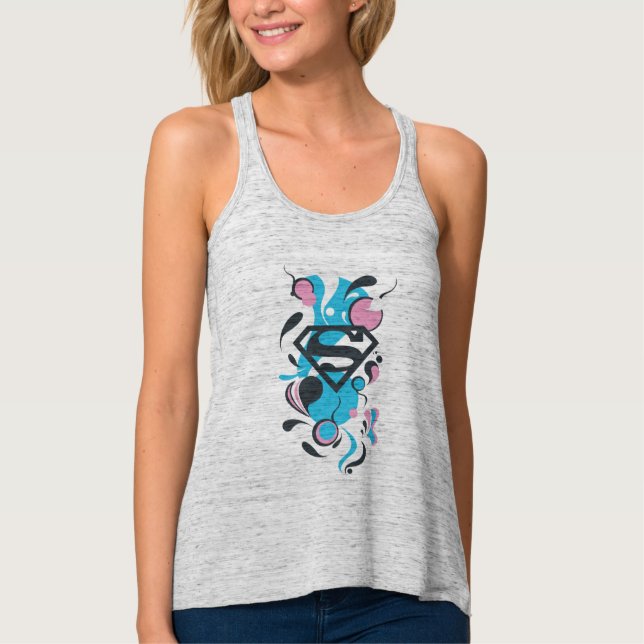 Color Splash Blue Tank Top (Front)