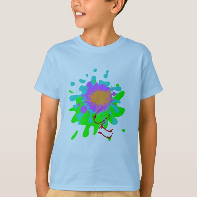 Color Splash Boys basic T-Shirt  (Front)