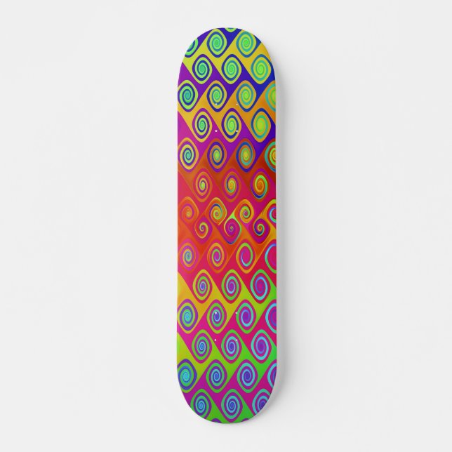 Color Splash Bright Skateboard Deck (Front)
