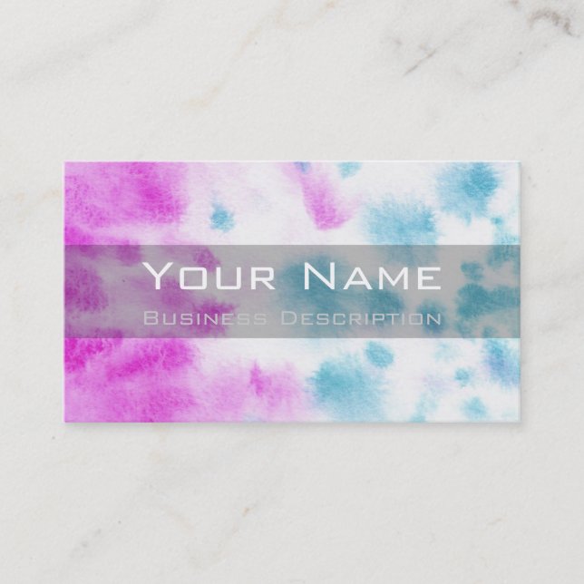 Color splash Business Card (Front)