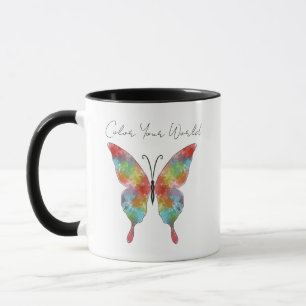 Color Splash Butterfly Mug