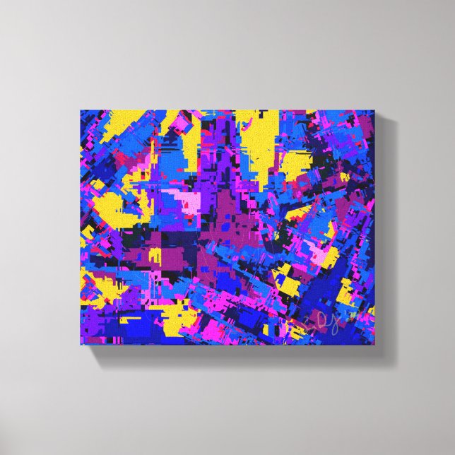 Color Splash Canvas Print (Front)