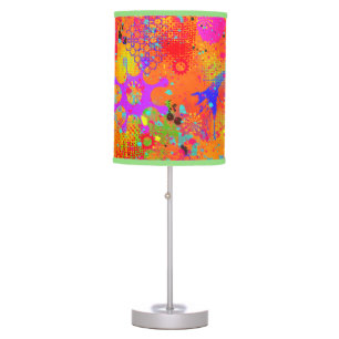 Color Splash Graffiti Table Lamp