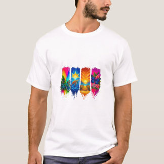 Color Splash Men’s T-Shirt 🎨🔥✨ | Bold Street Art