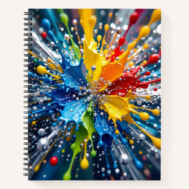 Color Splash Notebook (Front)