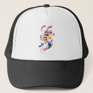 Color Splash Orange Trucker Hat