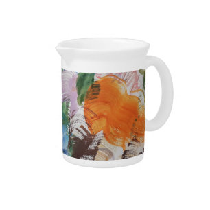 Color Splash Porcelain Pitcher