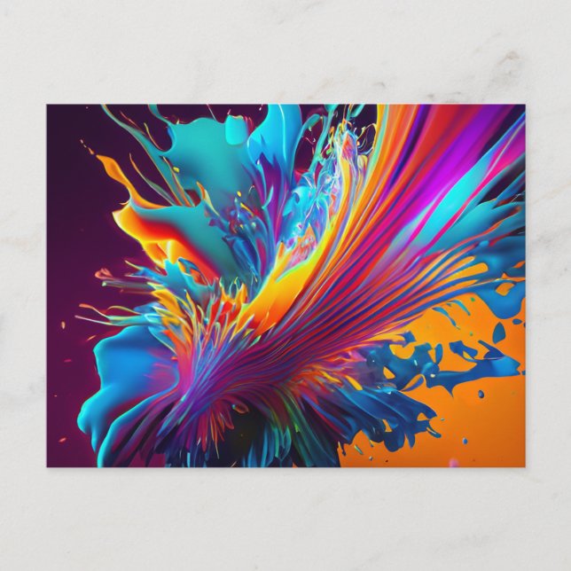 Color Splash Postcard (Front)