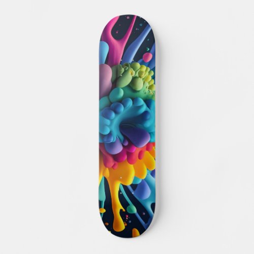 Color Splash  Skateboard