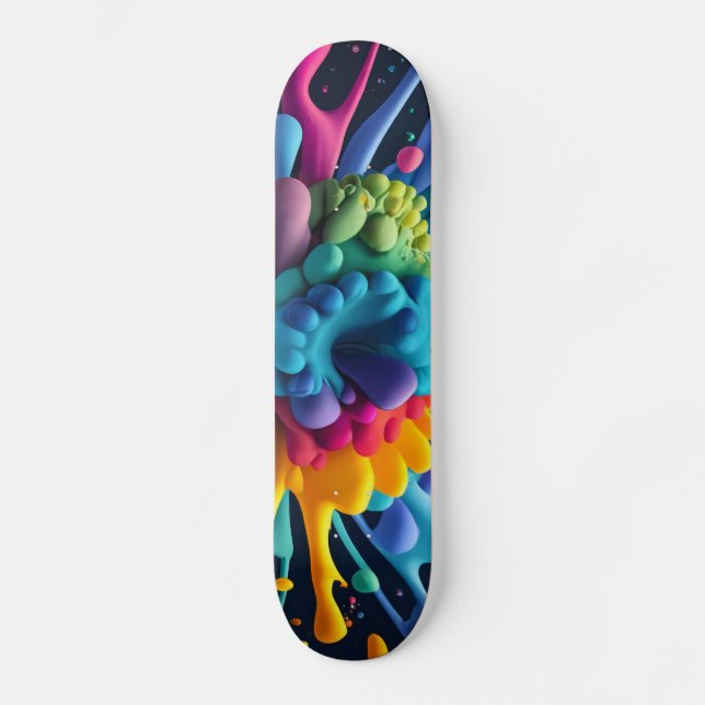 Color Splash  Skateboard (Front)