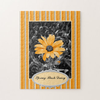 Color Splash Spring Flash African Daisy Photograph Jigsaw Puzzle