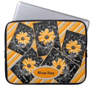 Color Splash Spring Flash African Daisy Photograph Laptop Sleeve