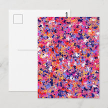 Color Splatter Abstract Art