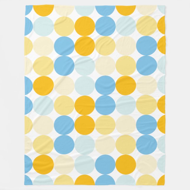 Color Spots 02 Fleece Blanket (Front)