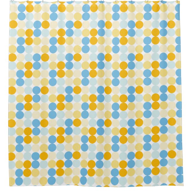 Color Spots 02 Shower Curtain (Front)