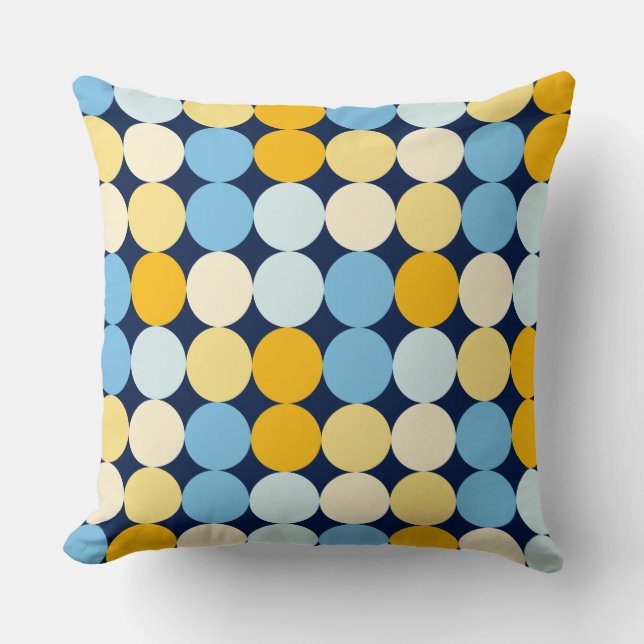 Color Spots 02 Throw Pillow (Front)