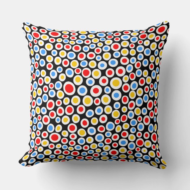 Color Spots Pattern 230515 Throw Pillow (Front)