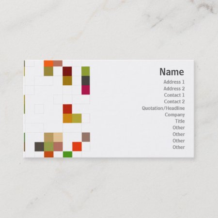 Color Square - Business Business Card