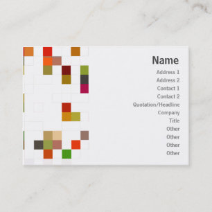 Color Square - Chubby Business Card