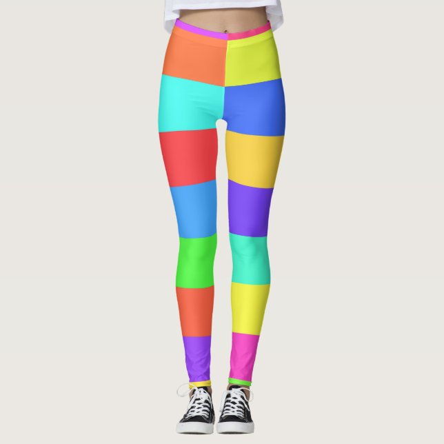 Color Square Leggings (Front)