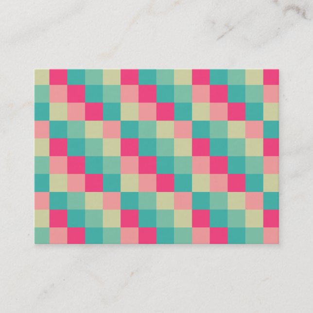 Color Squares 013 Business Card (Front)