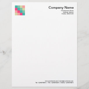 Color Squares 013 Letterhead