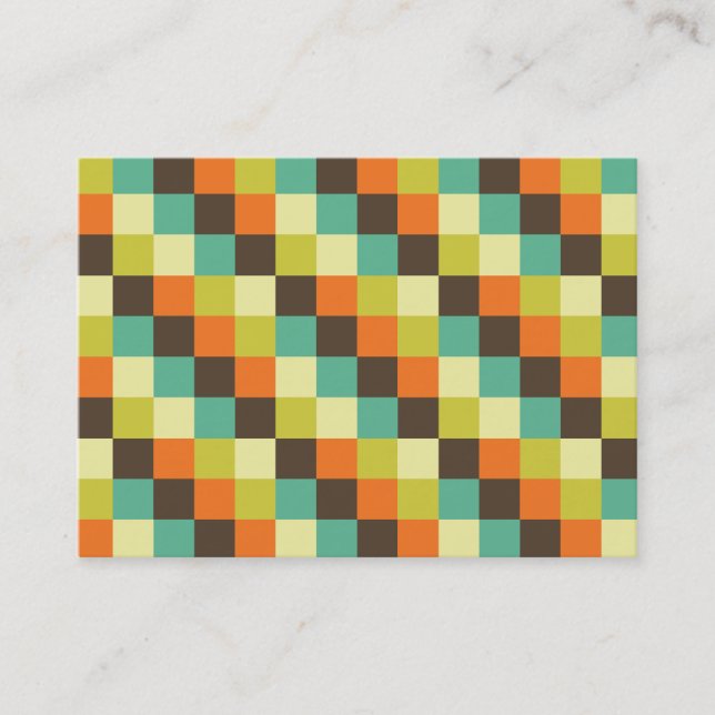 Color Squares 014 Business Card (Front)