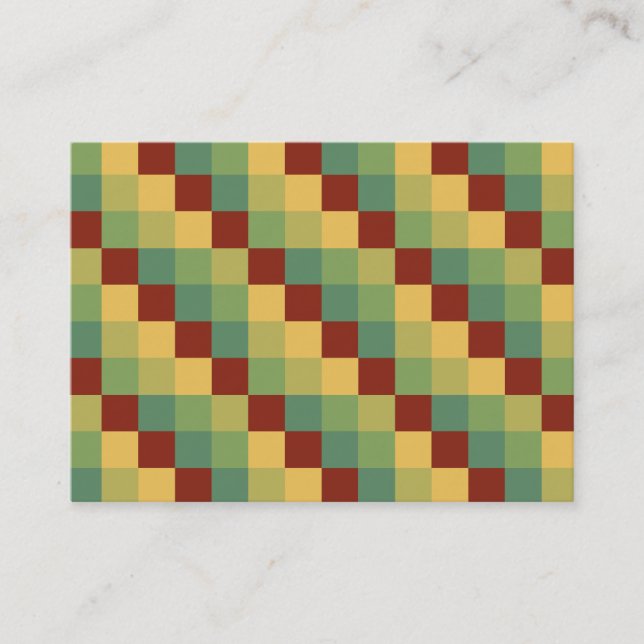 Color Squares 016 Business Card (Front)