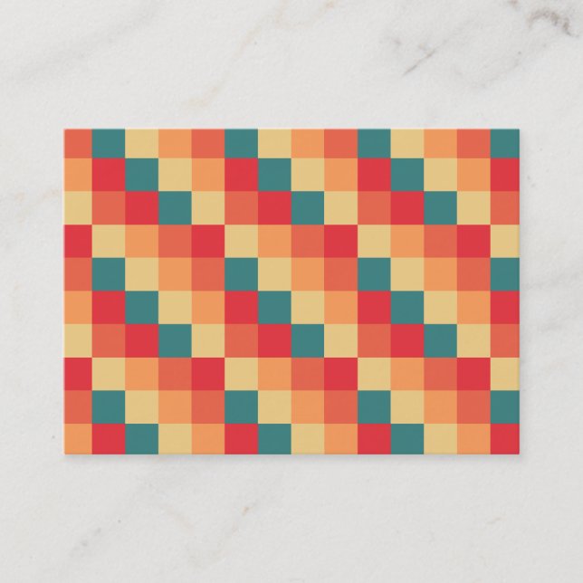 Color Squares 017 Business Card (Front)