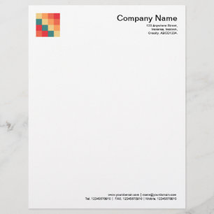 Color Squares 017 Letterhead