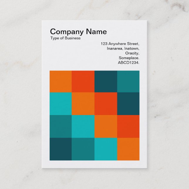 Color Squares - 01 Business Card (Front)