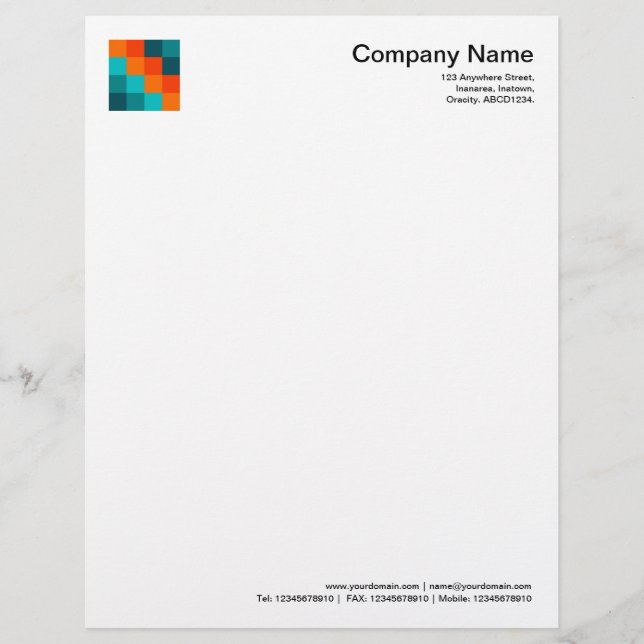 Color Squares 01 Letterhead (Front)