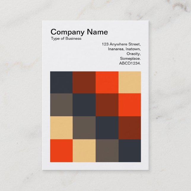 Color Squares - 02 Business Card (Front)