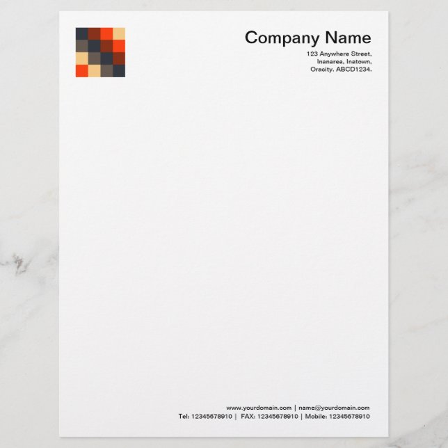 Color Squares 02 Letterhead (Front)