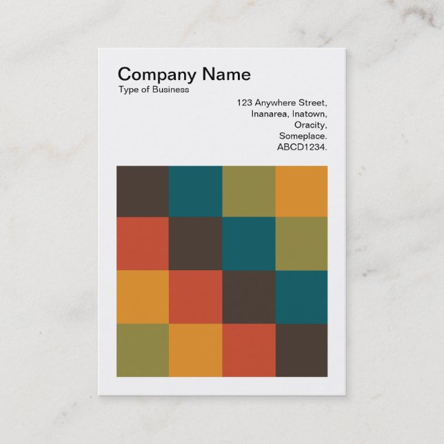 Color Squares - 03 Business Card (Front)