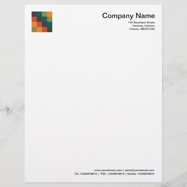 Color Squares 03 Letterhead (Front)