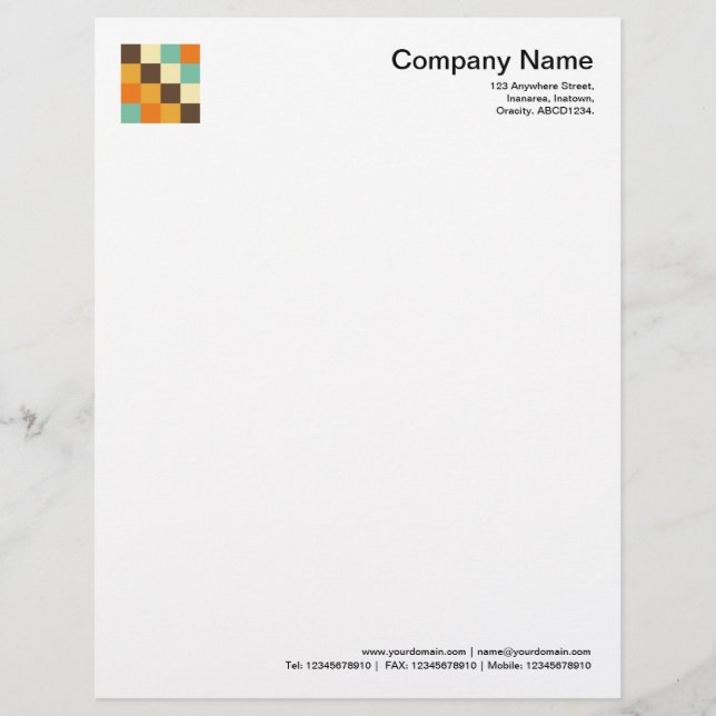 Color Squares 05 Letterhead (Front)
