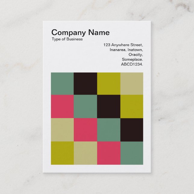 Color Squares - 06 Business Card (Front)