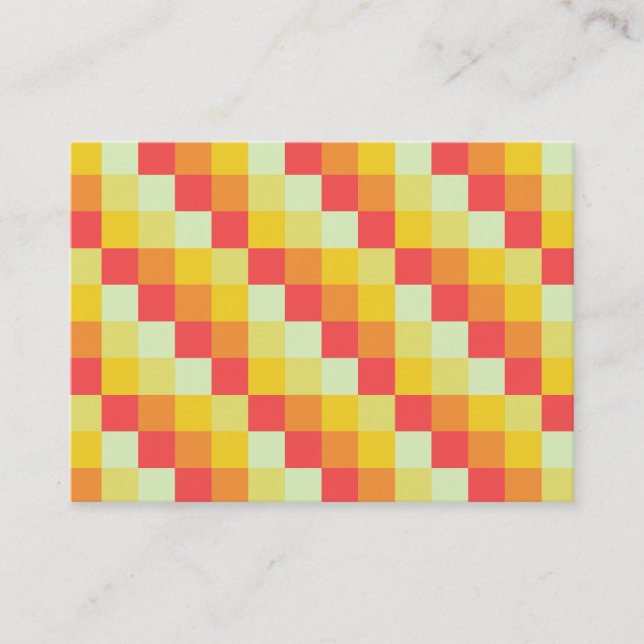 Color Squares 07 Business Card (Front)