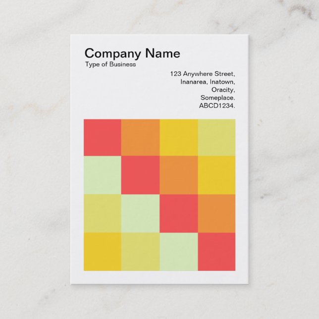 Color Squares - 07 Business Card (Front)