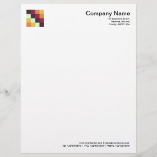 Color Squares 08 Letterhead